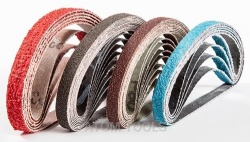 Small sanding belt, abrasive belt