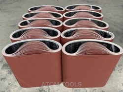 Wide sanding belt